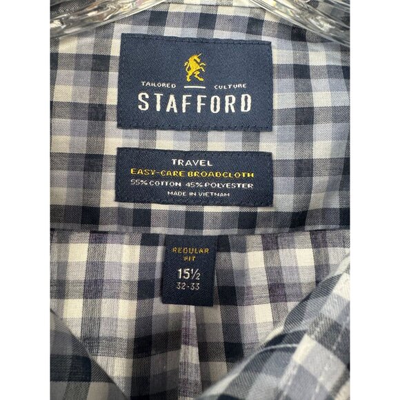 Four Mens Button-Down Dress Shirts Regular Fit Size 15.5 cotton blend Asst Color - Picture 5 of 16